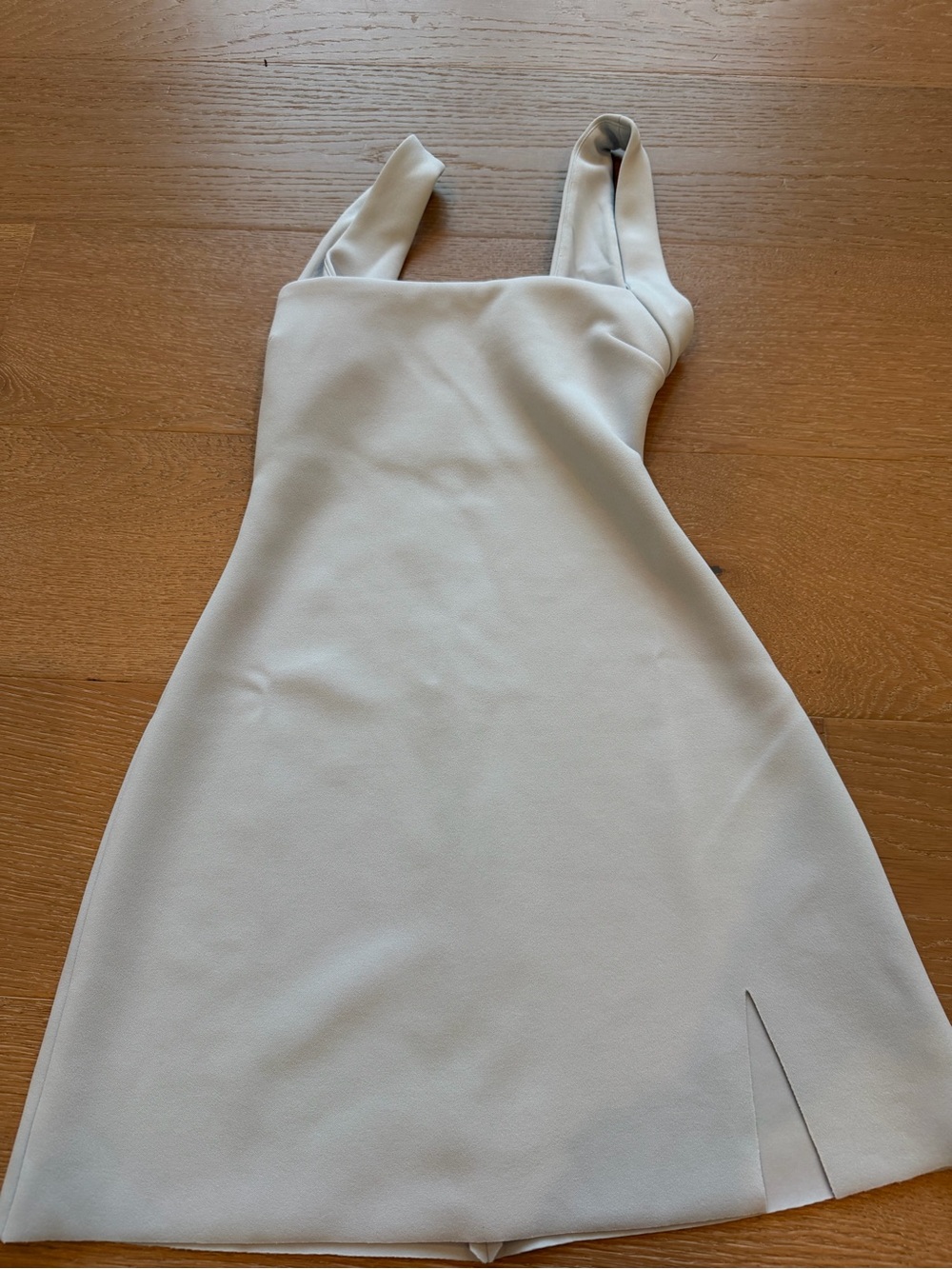 Princess Polly Cream Square-Neck Mini Dress